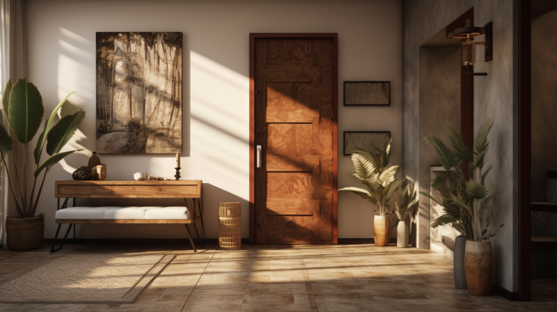 Как дверь влияет на облик дома